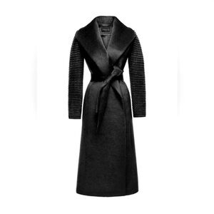 Sentaler Ribbed Sleeve Coat